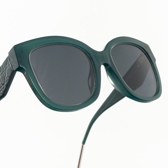 Christian Dior VeryDior1N Green Opal Cannage-Embossed Butterfly Sunglasses - Picture 5 of 10